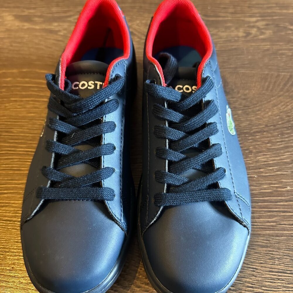 BNWOB Lacoste Blue Carnaby Sneakers - Size 6 - Picture 2 of 8